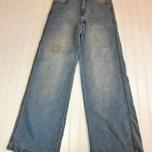 No Boundaries Women's Size 0 Wide Leg Light Blue Jeans